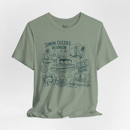 "Cuzzie Reunion" Unisex Jersey Short Sleeve Tee