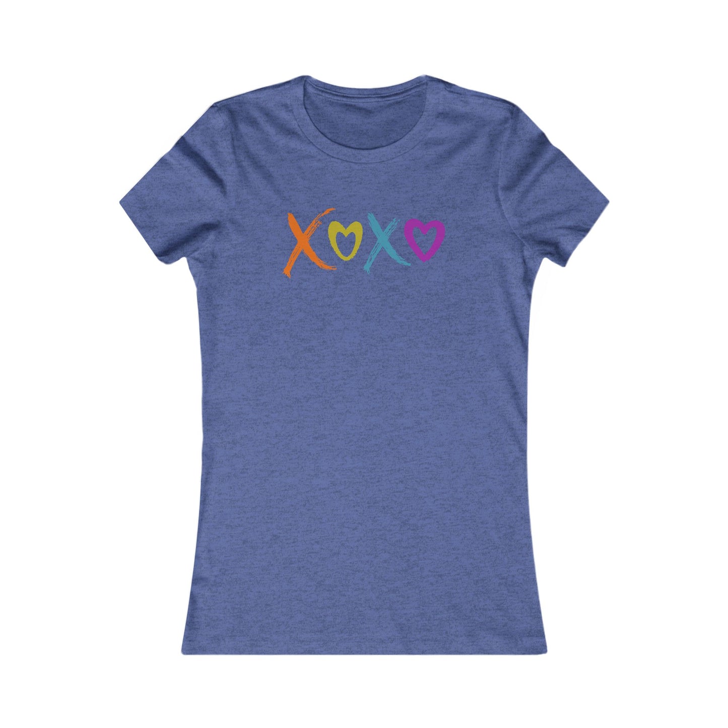 "XOXO" Bella+Canvas Heart Women's Tee
