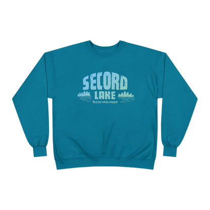 "Secord Lake, Better With Water" Crewneck Sweatshirt