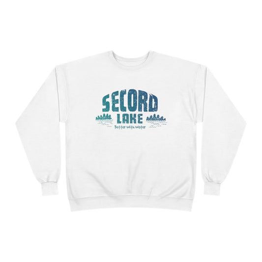 "Secord Lake, Better With Water" Crewneck Sweatshirt