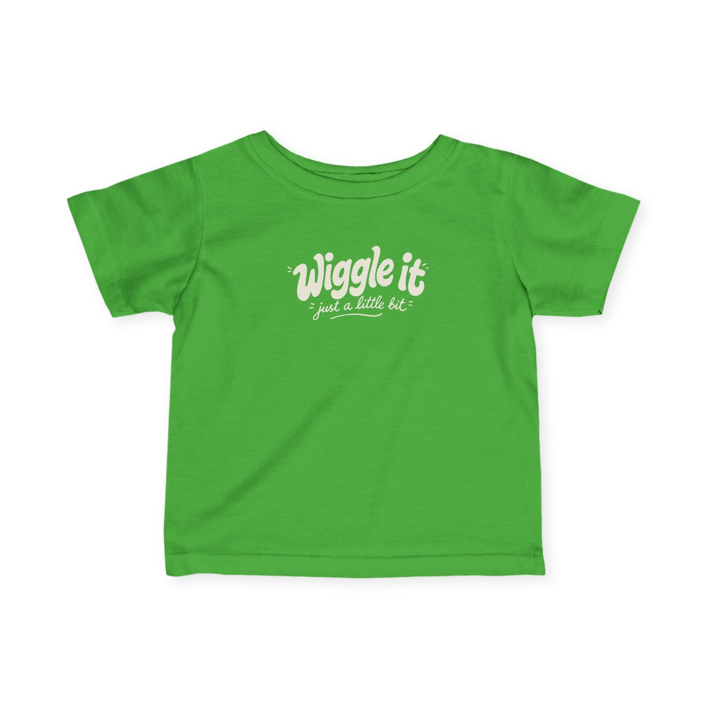 "Wiggle It, Just a Little Bit" Cute Baby Graphic Shirt