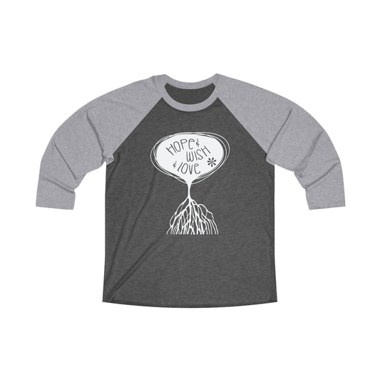 "Hope & Wish & Love" Baseball Shirt