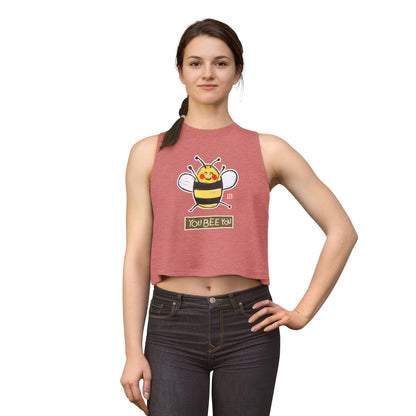 Meaningful Growth Crop Tank | "Small Good Things" Summer Top | Mindful Graphic Muscle Tee