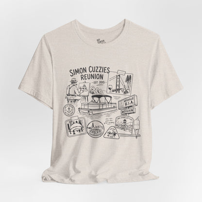"Cuzzie Reunion" Unisex Jersey Short Sleeve Tee
