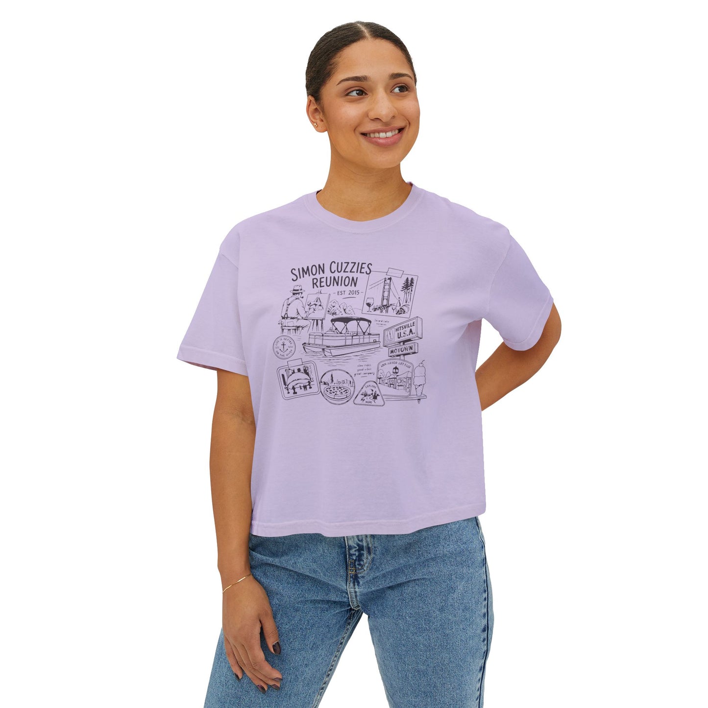 "Cuzzies Reunion" Boxy Tee