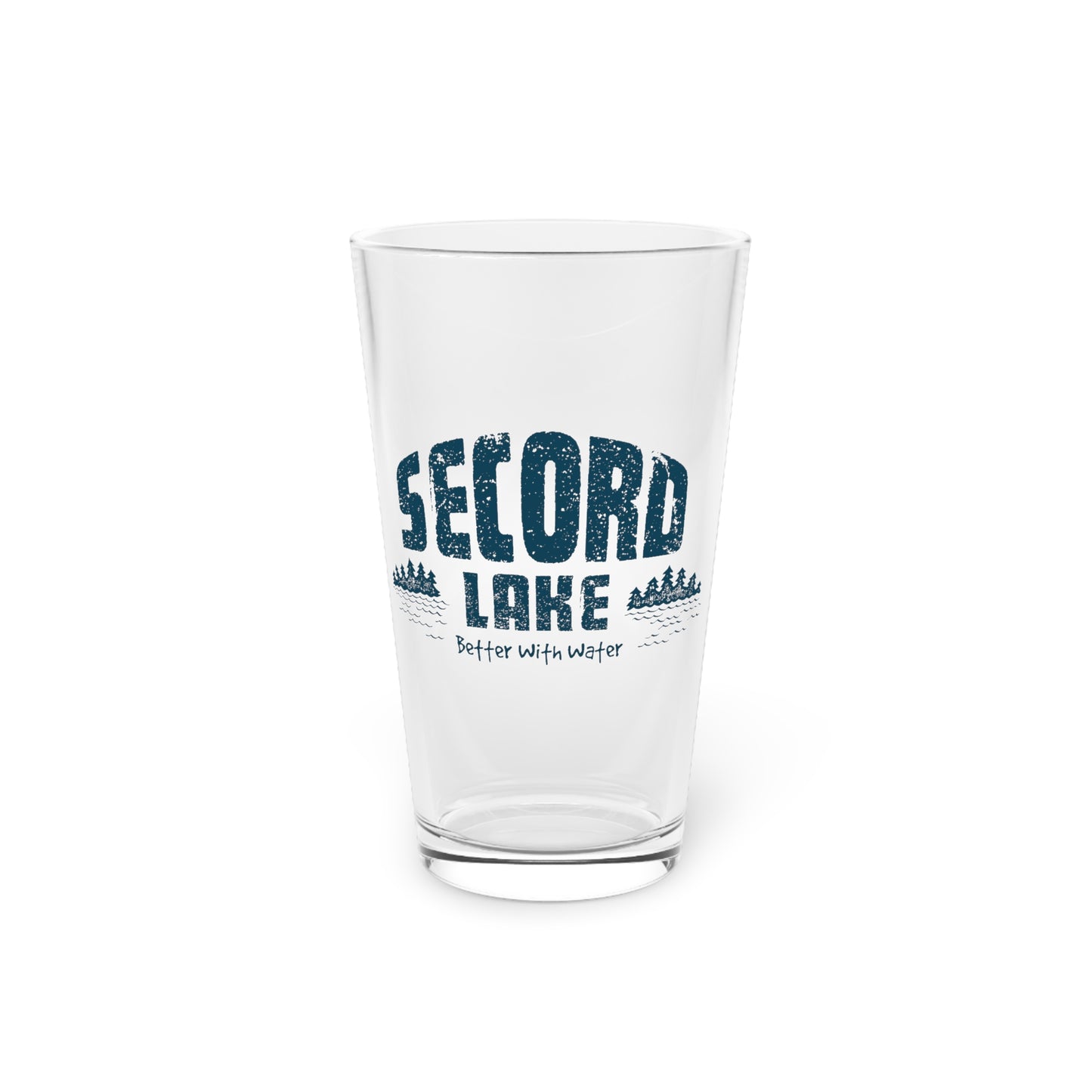 Secord Lake Better with Water 16oz Pint Glass