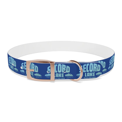 "Secord Lake, Better With Water" Dog Collar