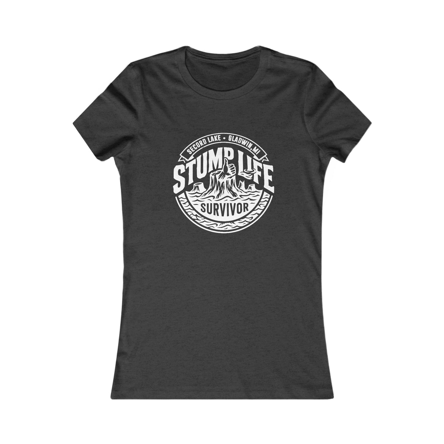 "Stump Life Survivor, Secord Lake"  – Women's Tee