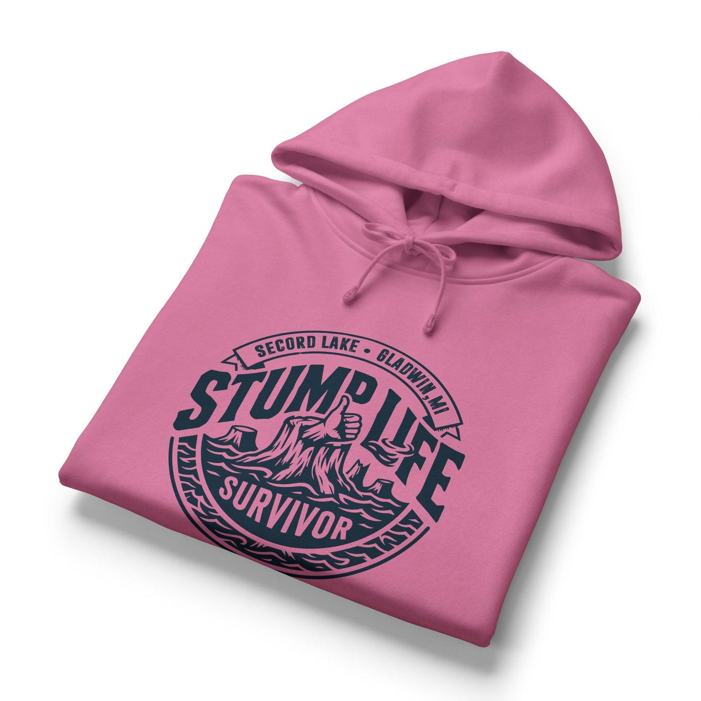 "Stump Life, Secord Lake" Survivor  — Women's Organic Hoodie