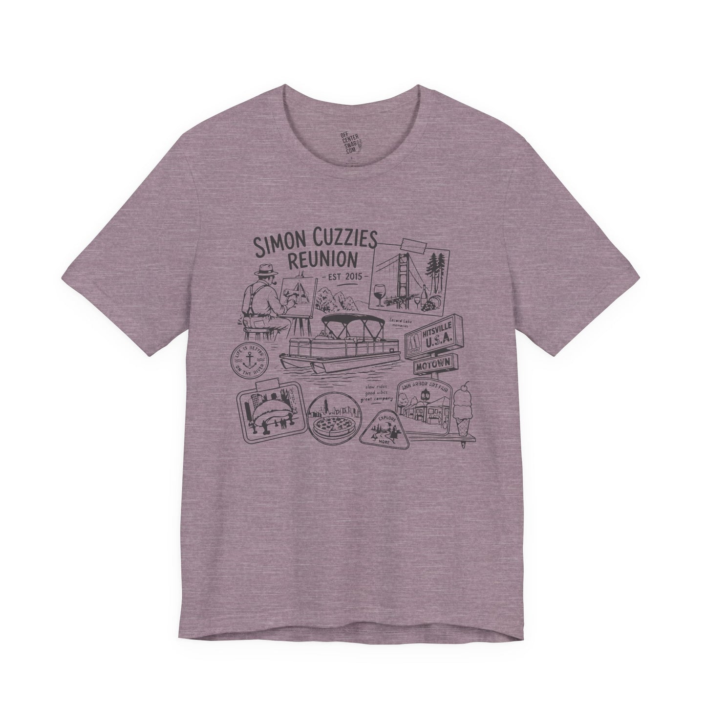 "Cuzzie Reunion" Unisex Jersey Short Sleeve Tee