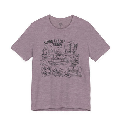"Cuzzie Reunion" Unisex Jersey Short Sleeve Tee