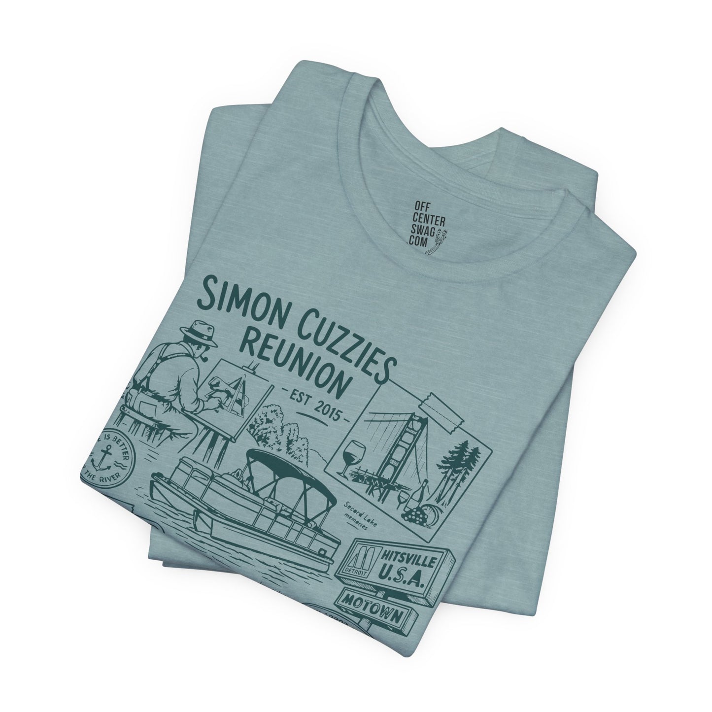 "Cuzzie Reunion" Unisex Jersey Short Sleeve Tee