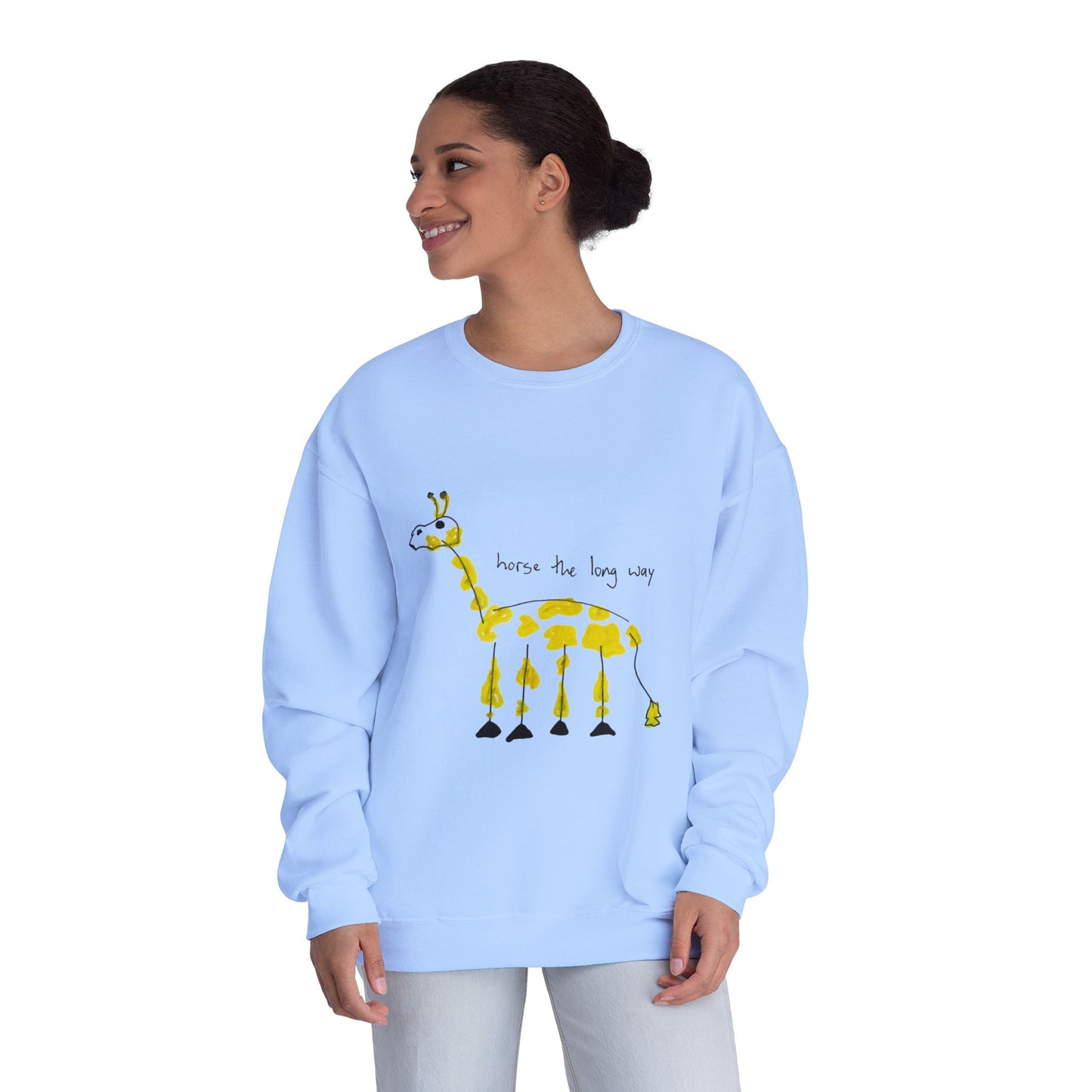 "Horse the Long Way —  Crewneck Sweatshirt