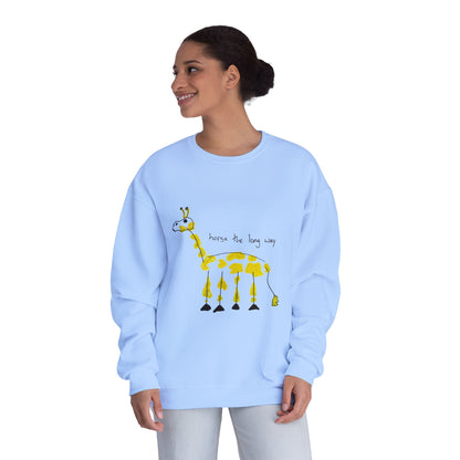 "Horse the Long Way —  Crewneck Sweatshirt