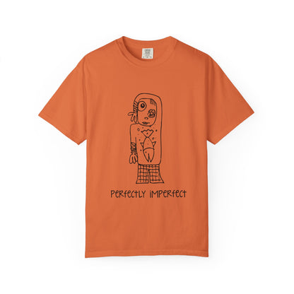 Perfectly Imperfect T-Shirt — Hand-Drawn Self-Love Graphic Tee