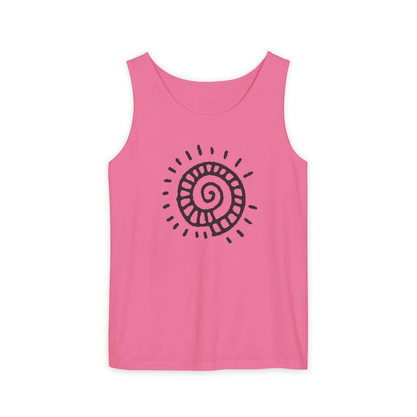 "Spiral Sun"  —  Boho Tank Top