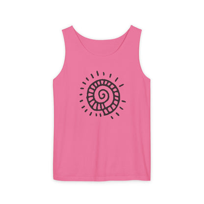"Spiral Sun"  —  Boho Tank Top
