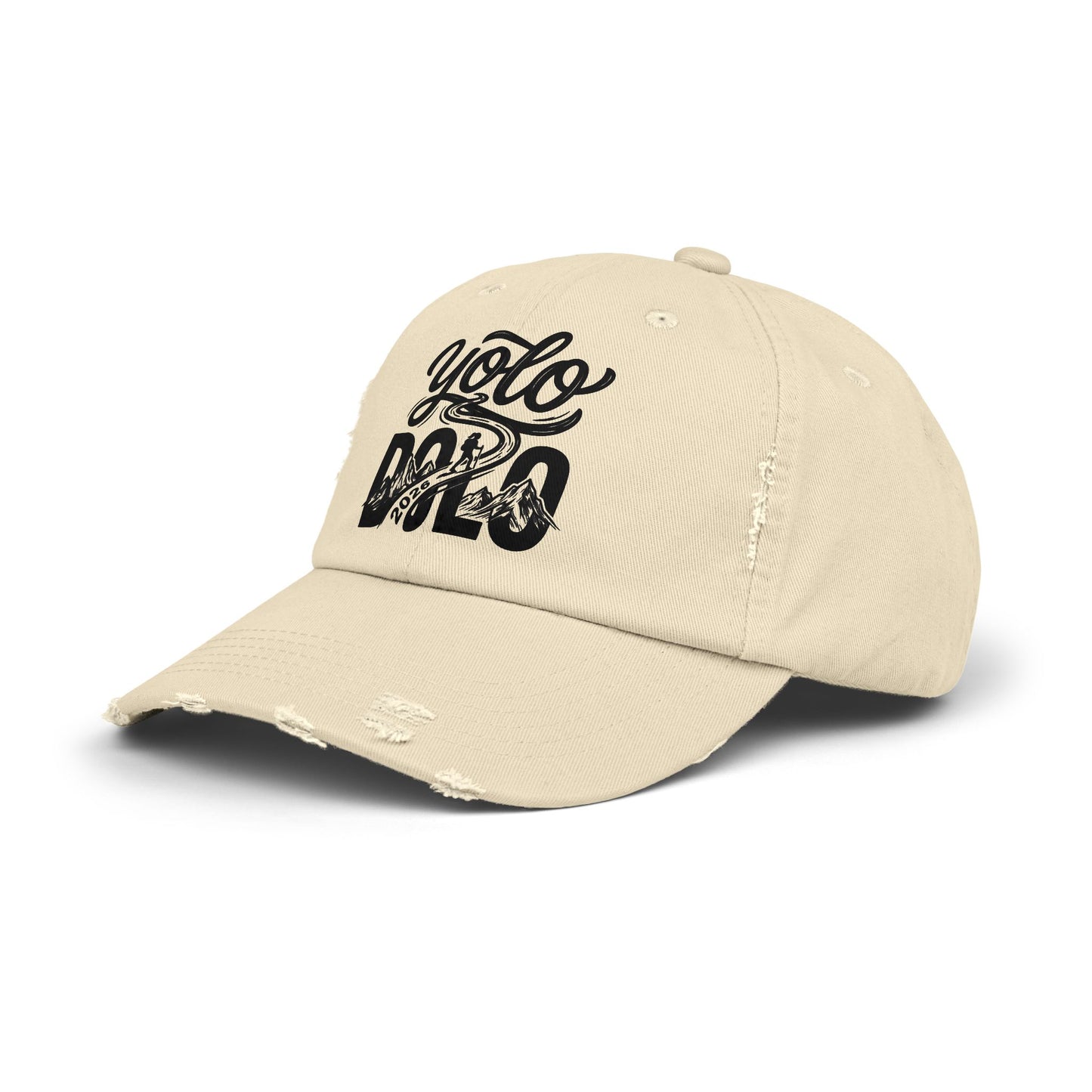 YOLO DOLO – Distressed Baseball Cap