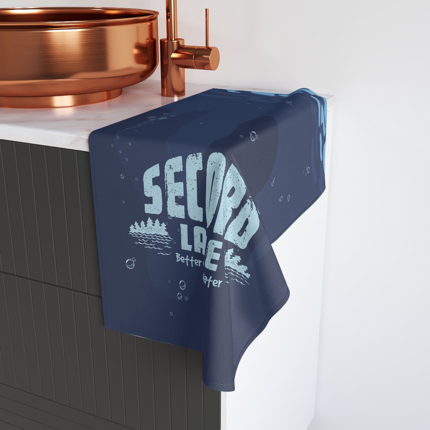 "Second Lake" Hand Towel