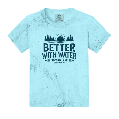 "Better With Water" Vintage Kids Tee