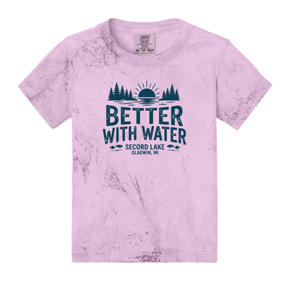 "Better With Water" Vintage Kids Tee