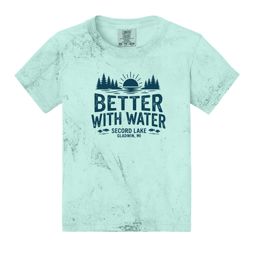 "Better With Water" Vintage Kids Tee