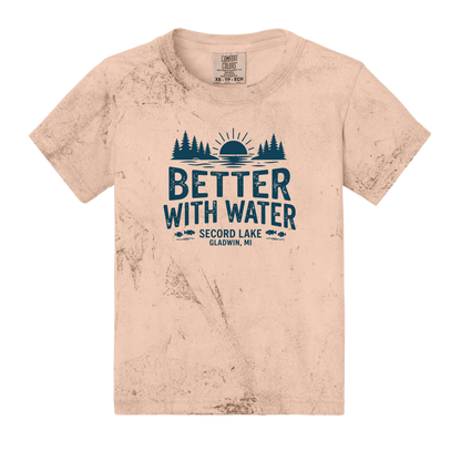 "Better With Water" Vintage Kids Tee