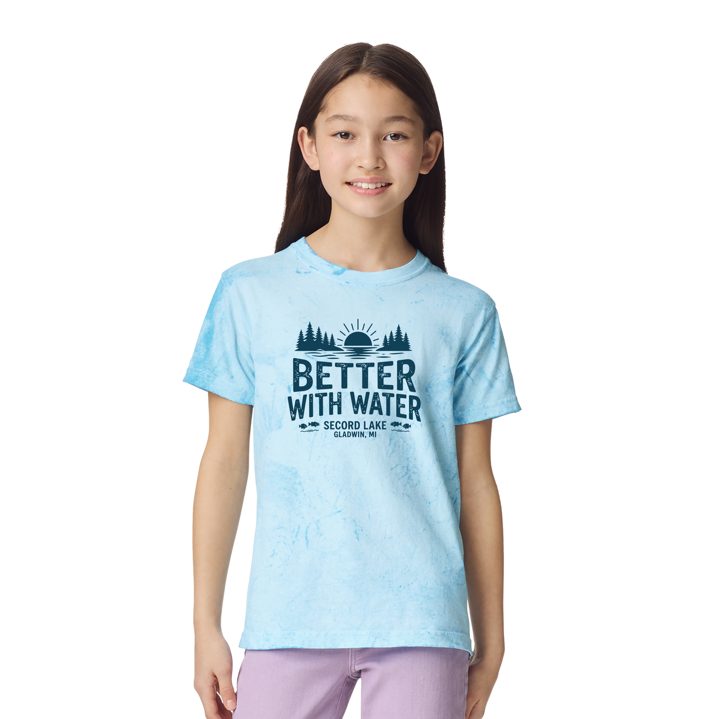 "Better With Water" Vintage Kids Tee