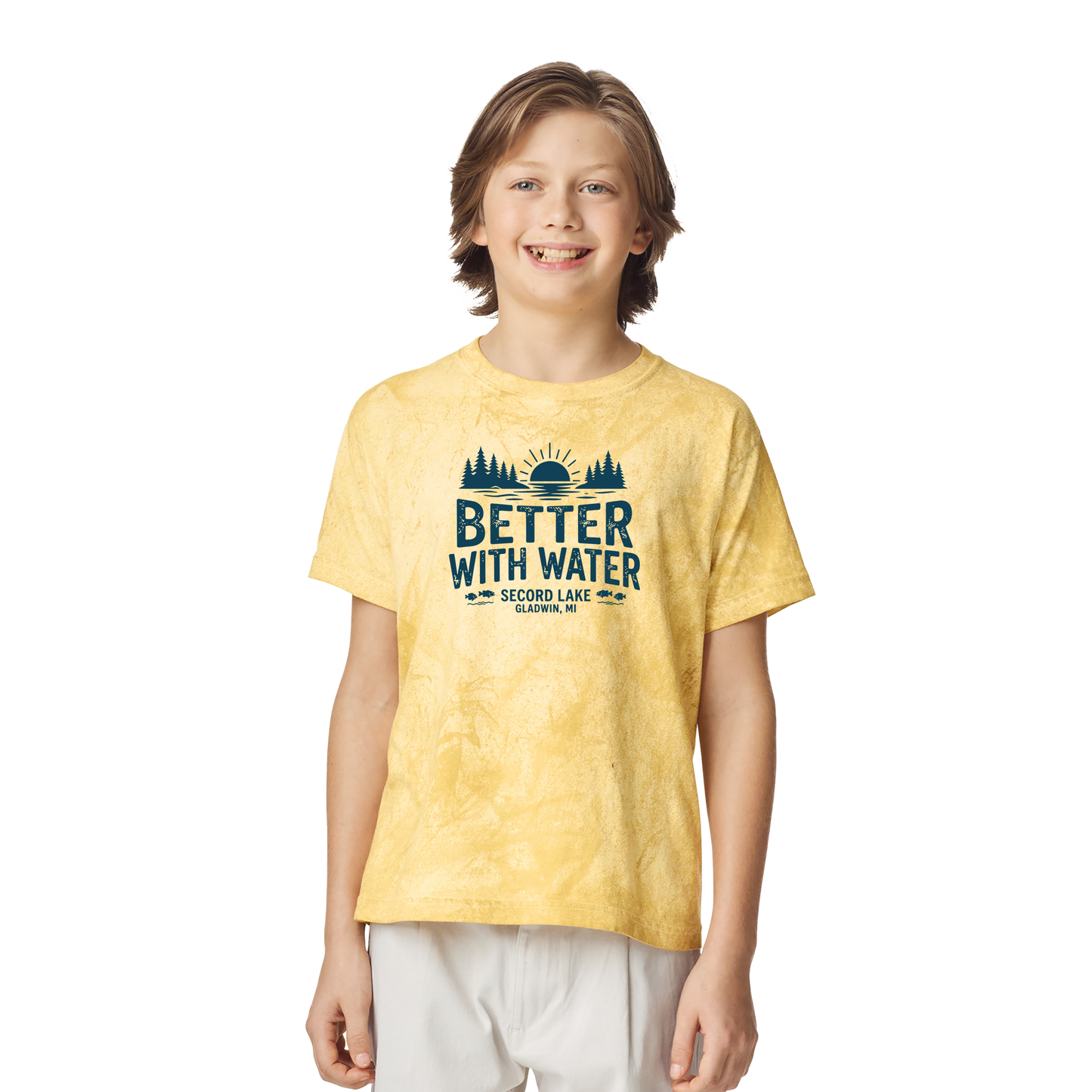 "Better With Water" Vintage Kids Tee