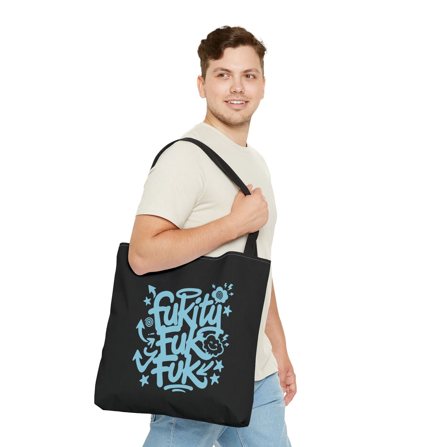 Tote Bag — Hand-Drawn Funky Lettering Graphic Tote