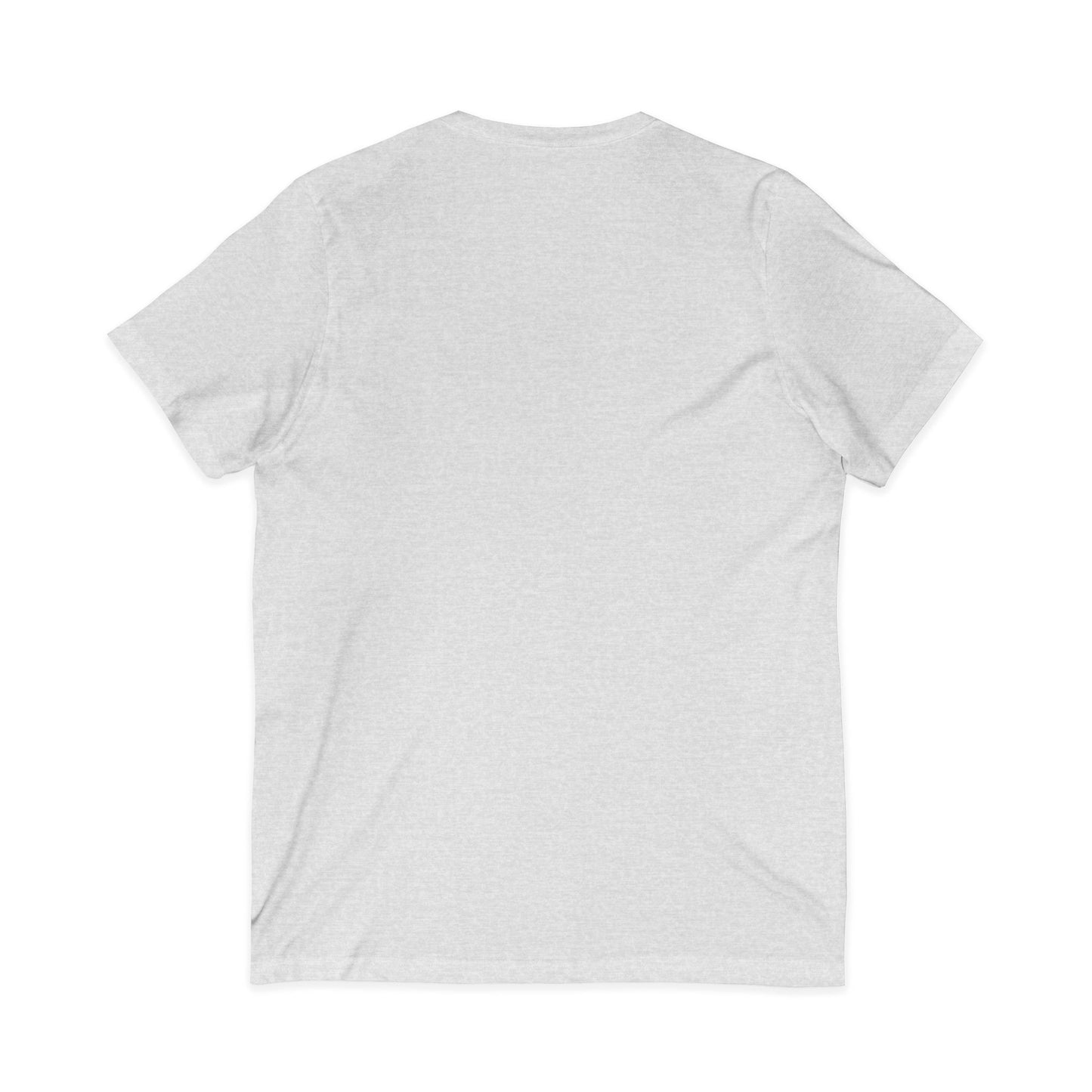 Off Centered Unisex Jersey Short Sleeve V-Neck Tee (pl)