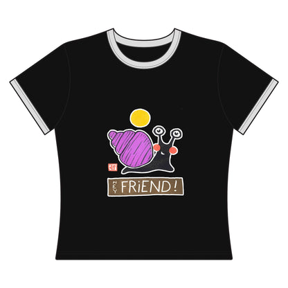 "Small Good Things, Hey Friend" Ringer Tee
