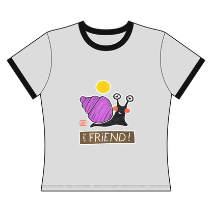 "Small Good Things, Hey Friend" Ringer Tee