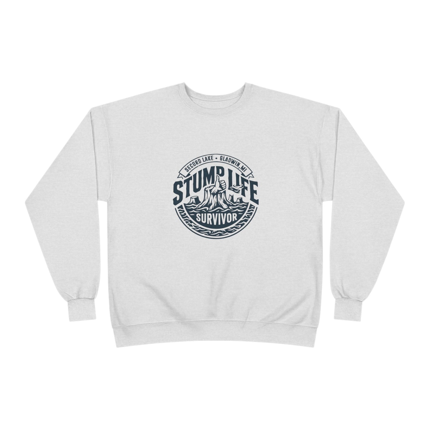 "Stump Life Survivor" Vintage Crewneck Sweatshirt
