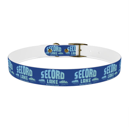 "Secord Lake, Better With Water" Dog Collar