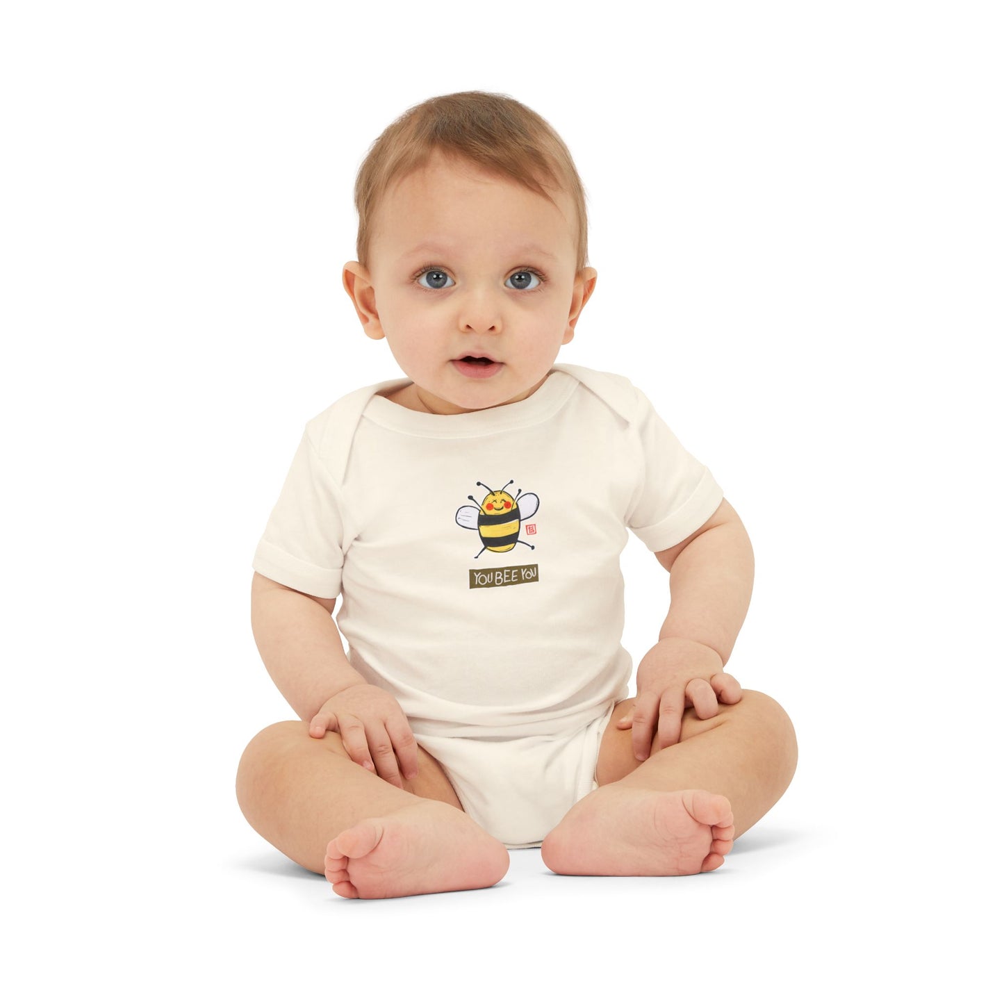 "You Bee You" Graphic Baby Onesie | Bella+Canvas Bodysuit | Self Acceptance Baby Gift