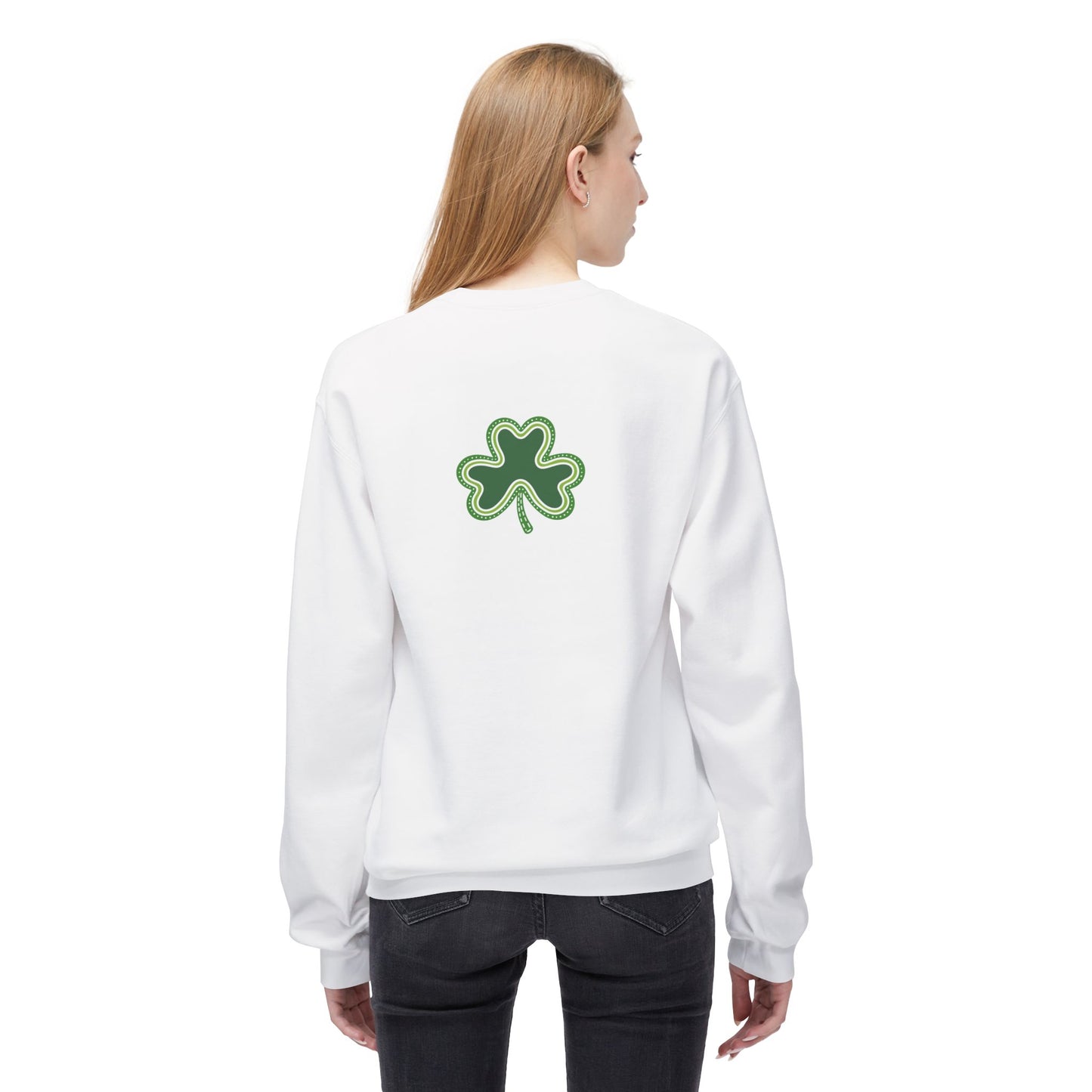 St. Patrick’s Day Sweatshirt | "Green Boho Rainbow" Crewneck | St. Patrick’s Day Apparel
