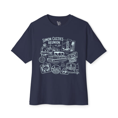 "Cuzzie Reunion" Unisex Oversized Boxy Tee