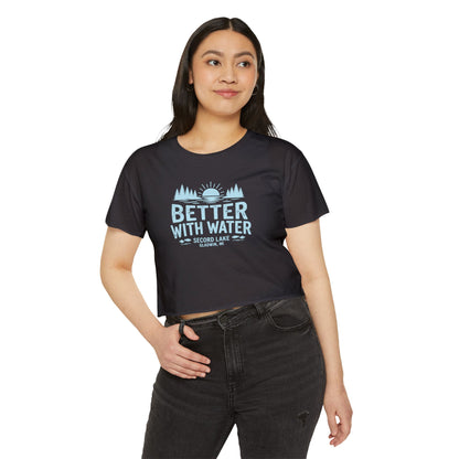 "Better With Water" Crop Top