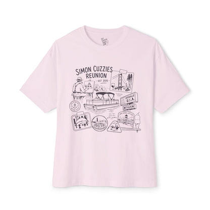 "Cuzzie Reunion" Unisex Oversized Boxy Tee