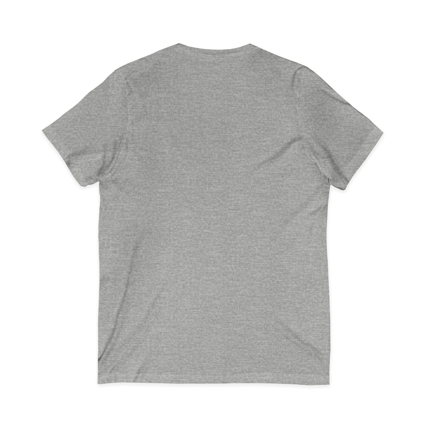 Off Centered Unisex Jersey Short Sleeve V-Neck Tee (pl)