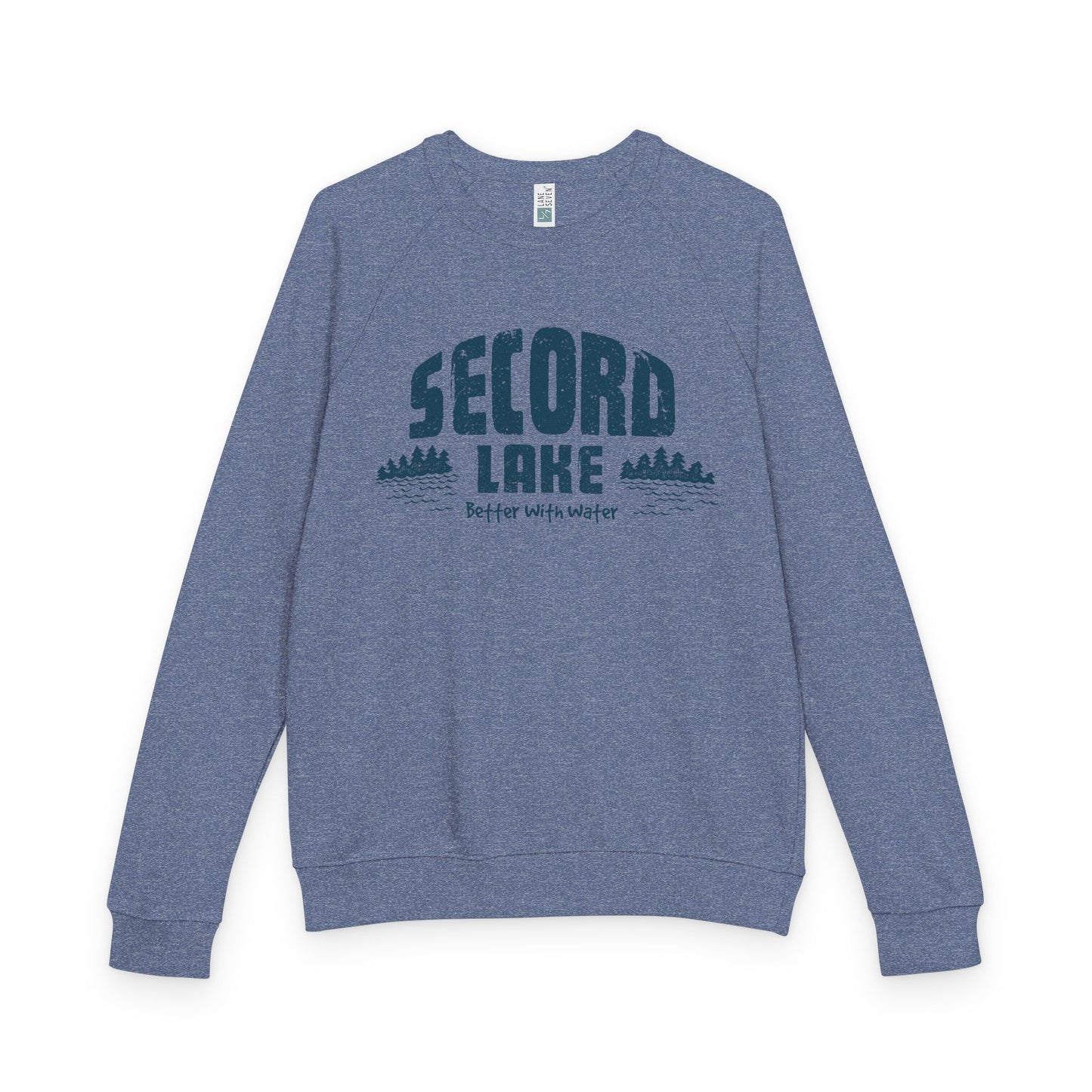 Secord Lake Better with Water — Crewneck Sweatshirt
