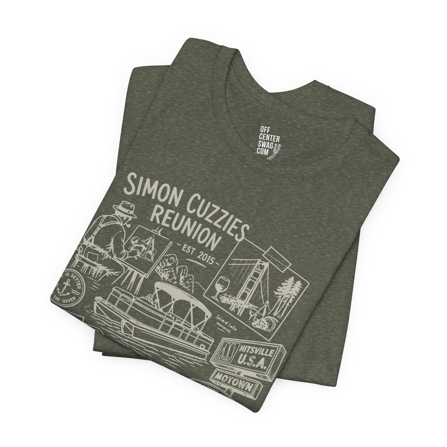 "Cuzzie Reunion" Unisex Jersey Short Sleeve Tee