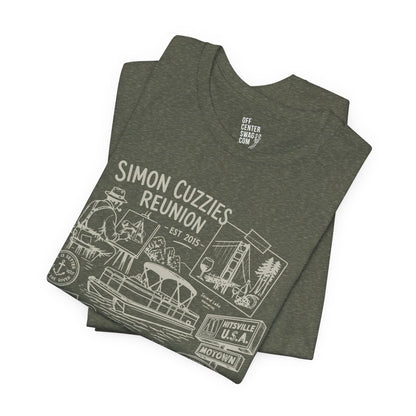 "Cuzzie Reunion" Unisex Jersey Short Sleeve Tee