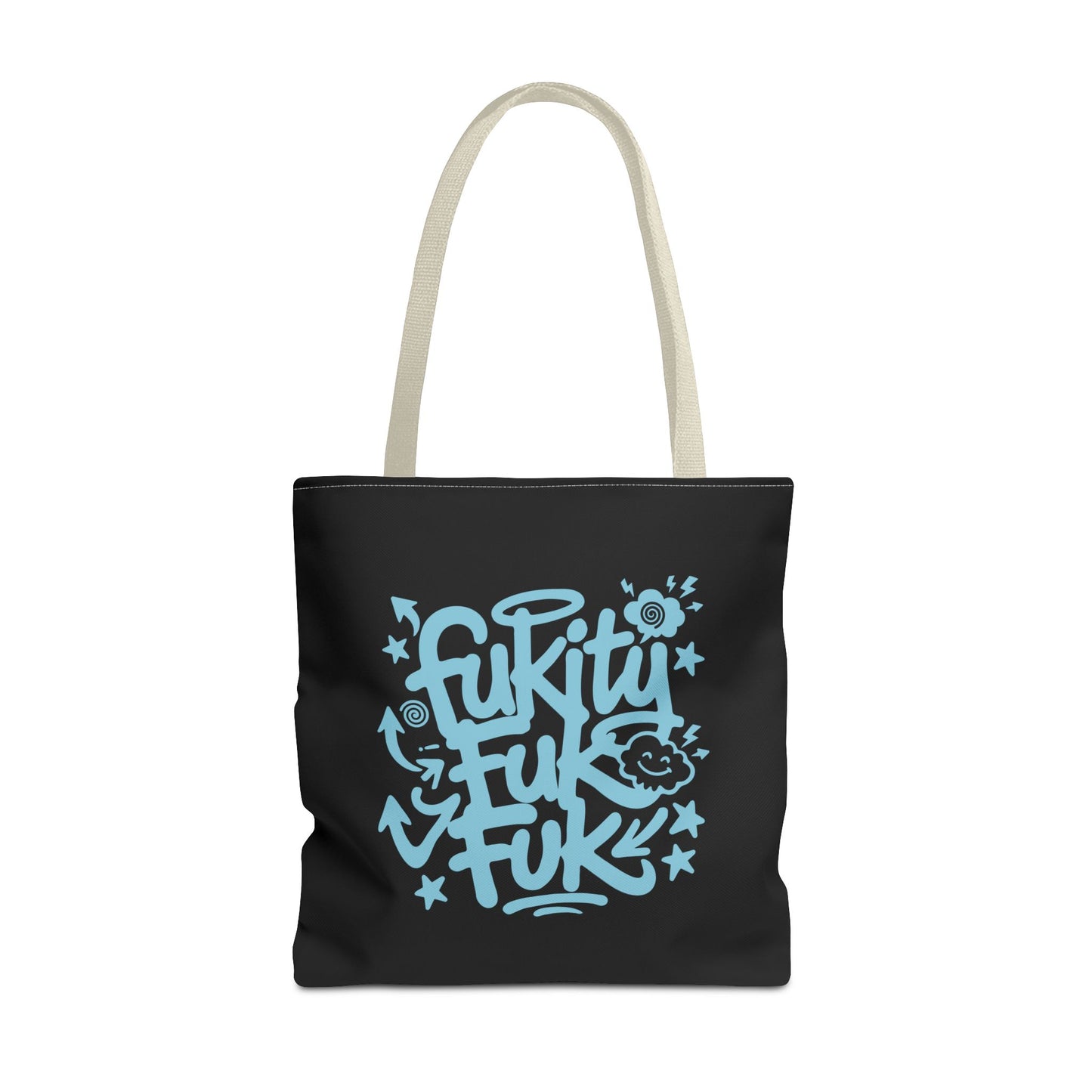 Tote Bag — Hand-Drawn Funky Lettering Graphic Tote