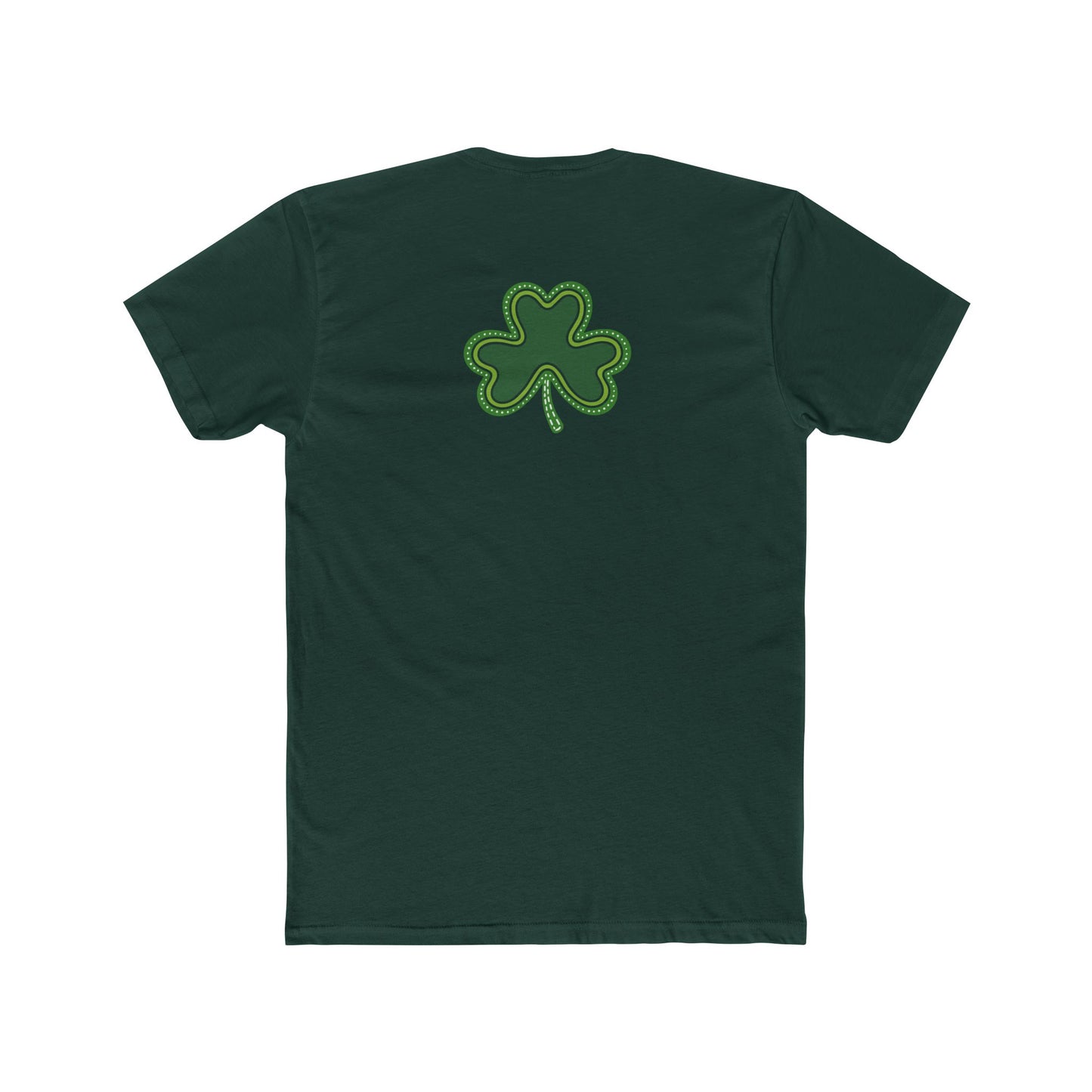 Lucky Men's Shamrock T-Shirt | Green Rainbow & Clover Graphic | St. Patrick's Day Apparel