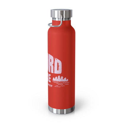 "Secord Lake, Better with Water" 22oz Insulated Water Bottle