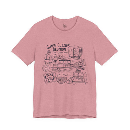 "Cuzzie Reunion" Unisex Jersey Short Sleeve Tee