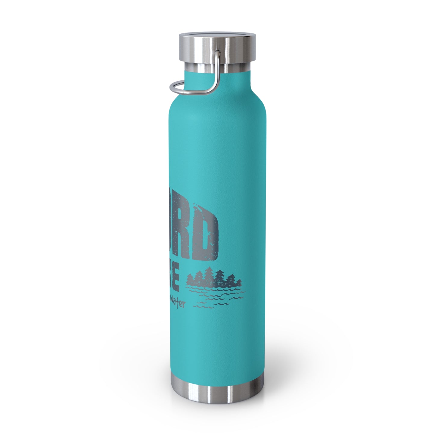 "Secord Lake, Better with Water" 22oz Insulated Water Bottle