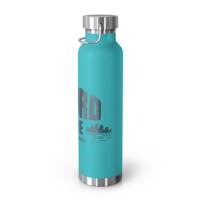 "Secord Lake, Better with Water" 22oz Insulated Water Bottle
